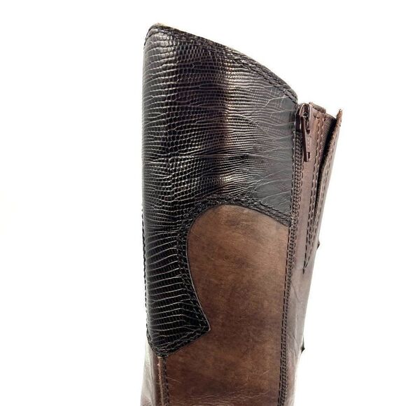 Maria Lya Cowgirl Western Leather Boot - Picture 5 of 10